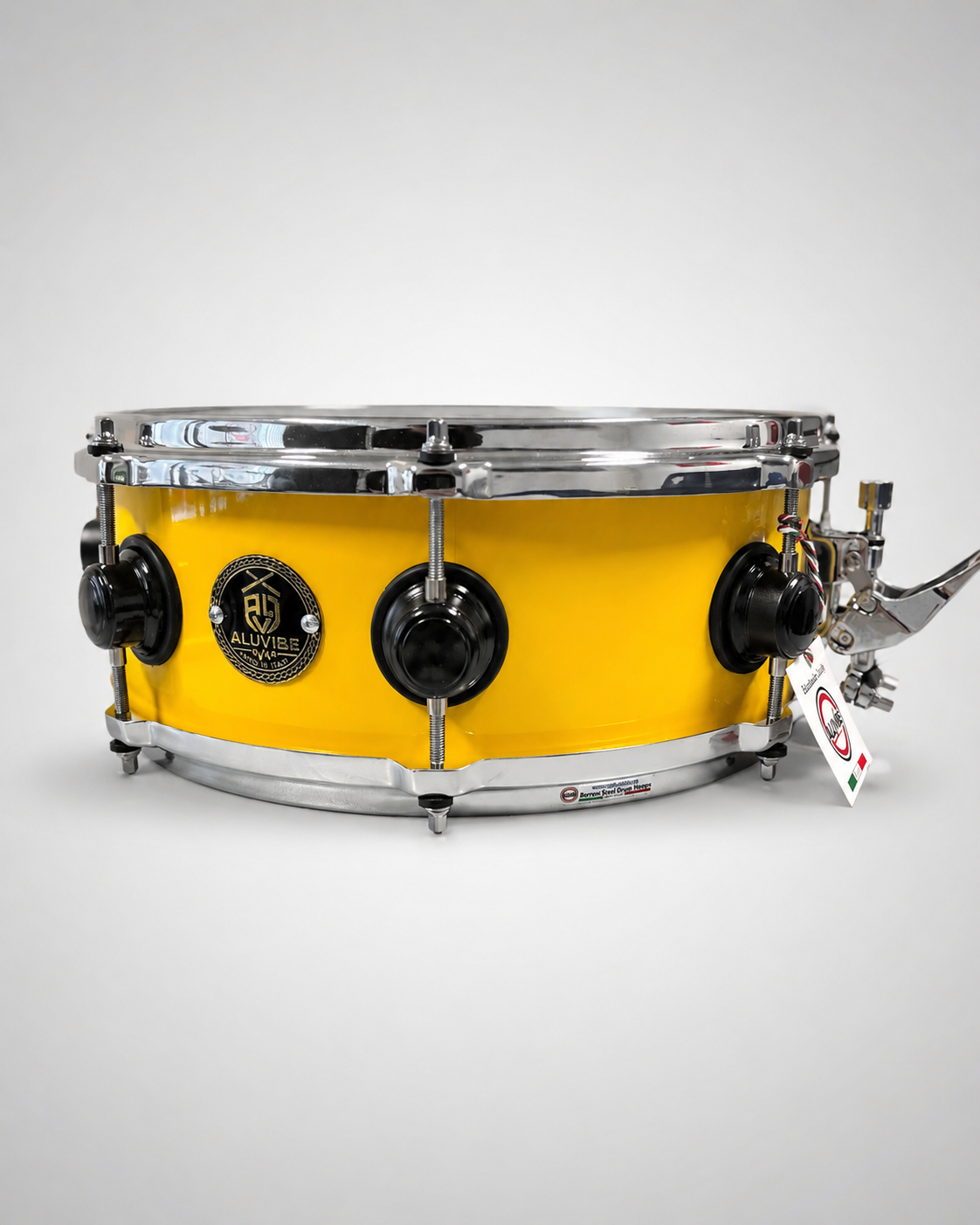Rullante in alluminio 14"x 5" Wrap giallo "Minions"
