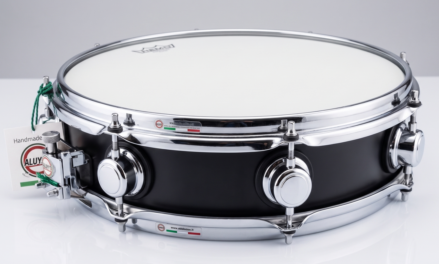 Rullante in acciaio 14"x 3.5" Cataforesi nera