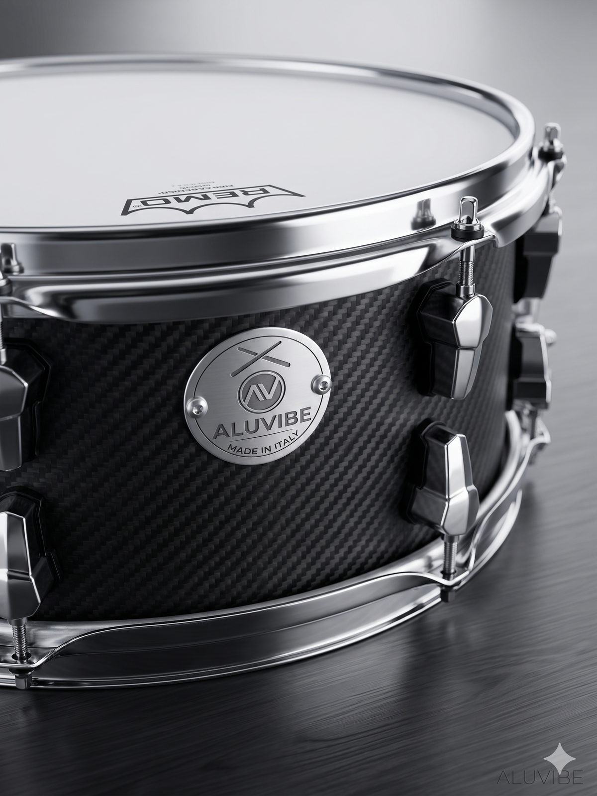 Rullante 14"x 6.5" in Fibra di carbonio