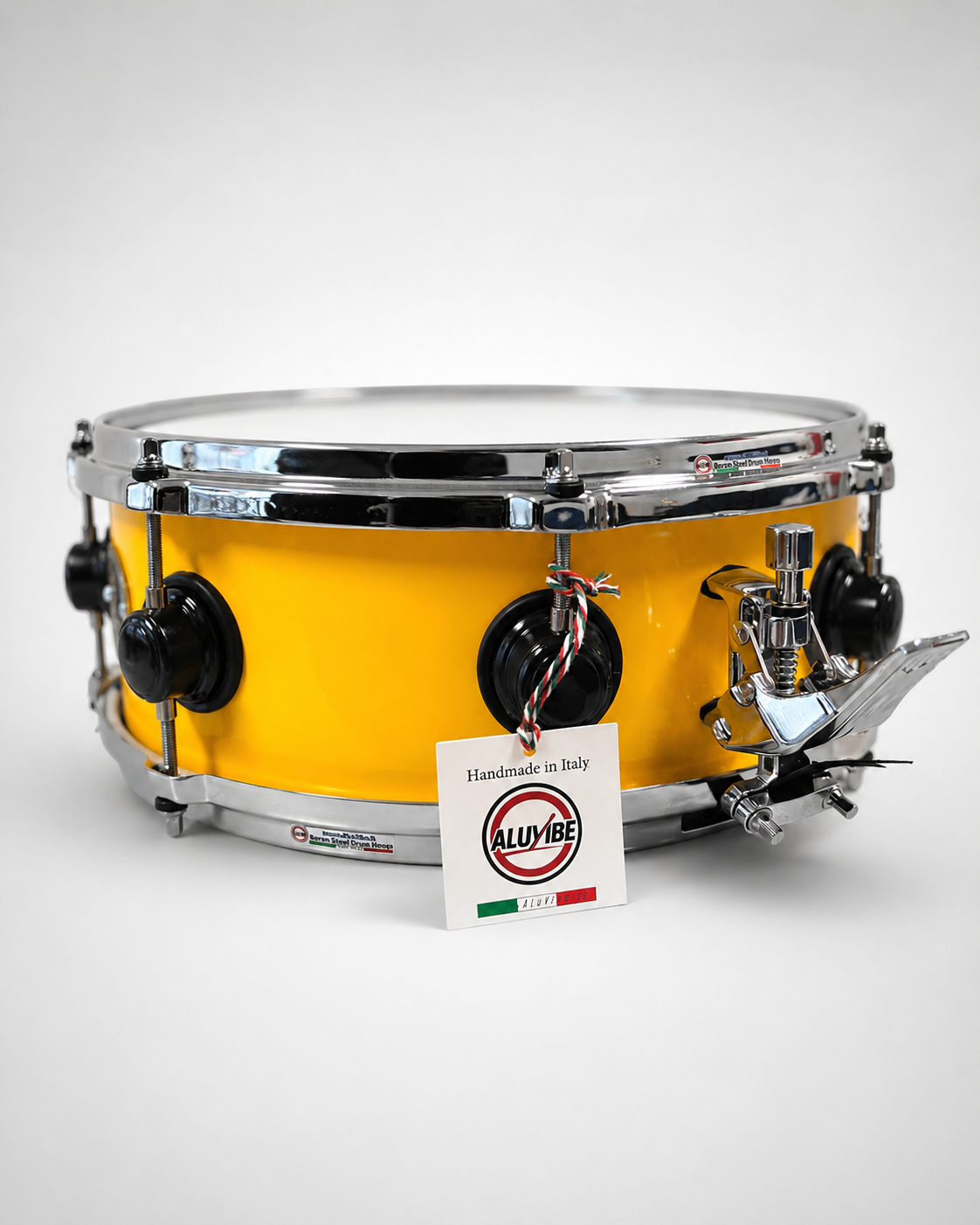Rullante in alluminio 14"x 5" Wrap giallo "Minions"