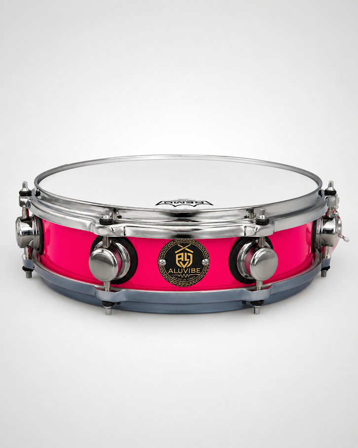 Rullante in alluminio 14"x3.5" Wrap Rosa Fluo